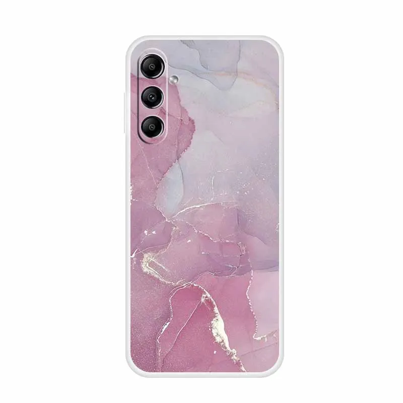 Marble Design Soft Silicone TPU Phone Case - Cartoon Print Cover