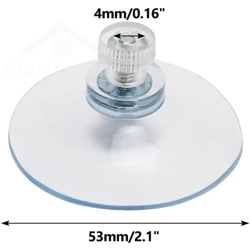 5/10Pcs Suction Cups with Screw 25/32/41/53mm Plastic Sucker Pad Holder PVC Sucker with Screw Nut for Bathroom Window Car Shade - Image 8