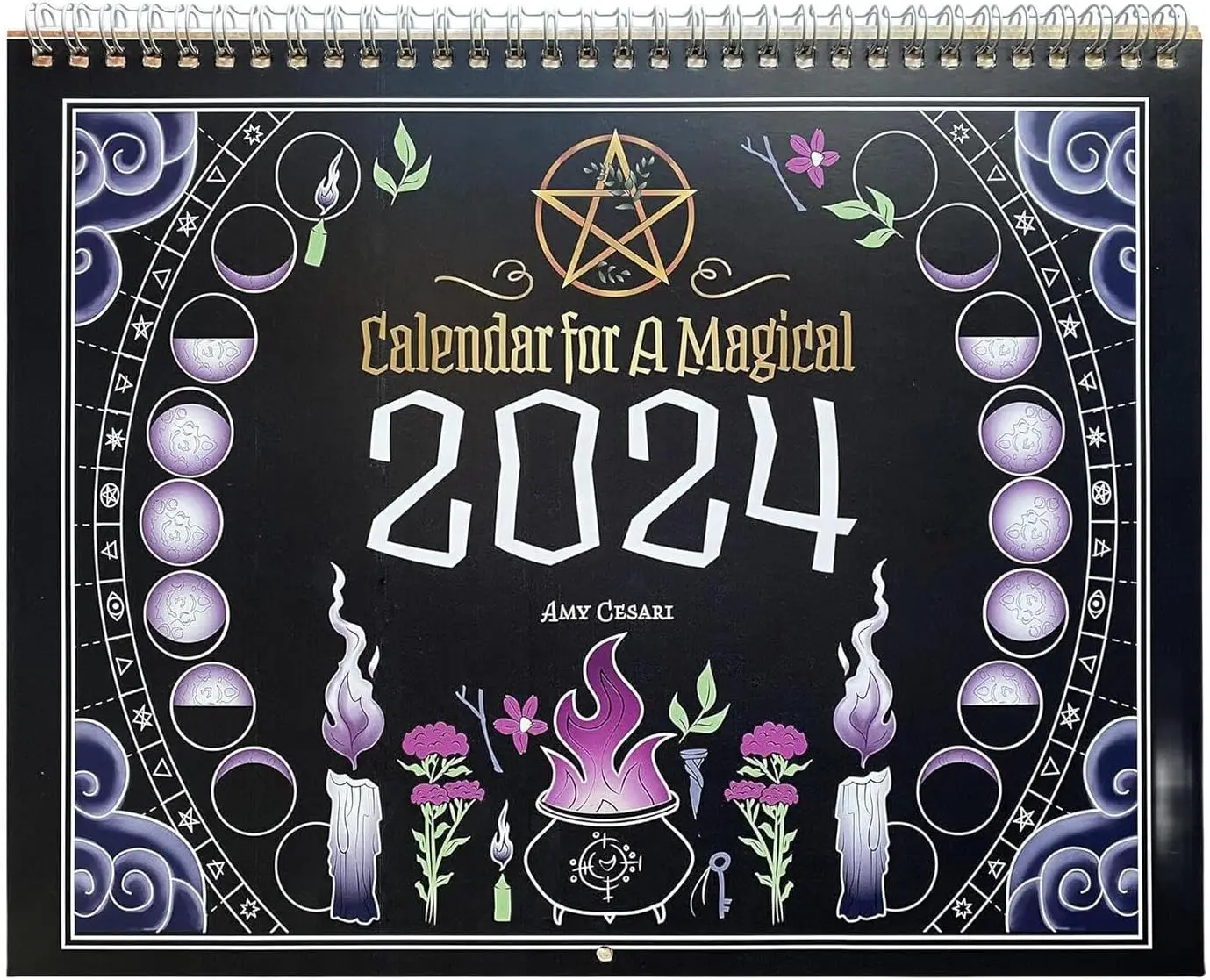 Coloring Book of Shadows: Planner for a Magical 2024