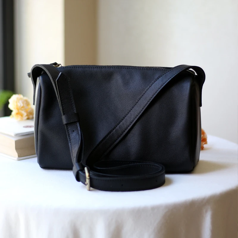 Genuine leather women's bag, shoulder bag, crossbody bag, cowhide
