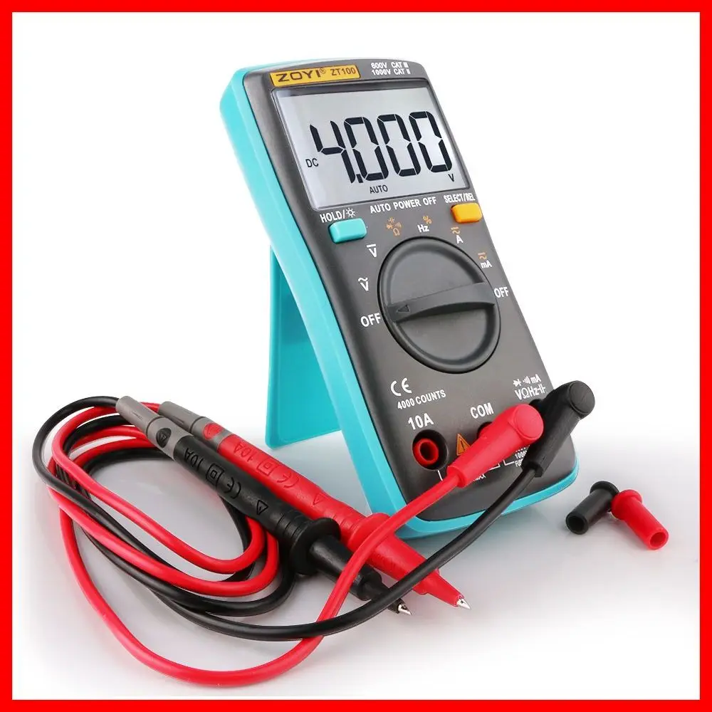 ZOYI Digital Multimeter backlight Meter voltage Diode Ammeter Voltmeter Resistance Frequency ZT98 ZT100 ZT101 ZT102