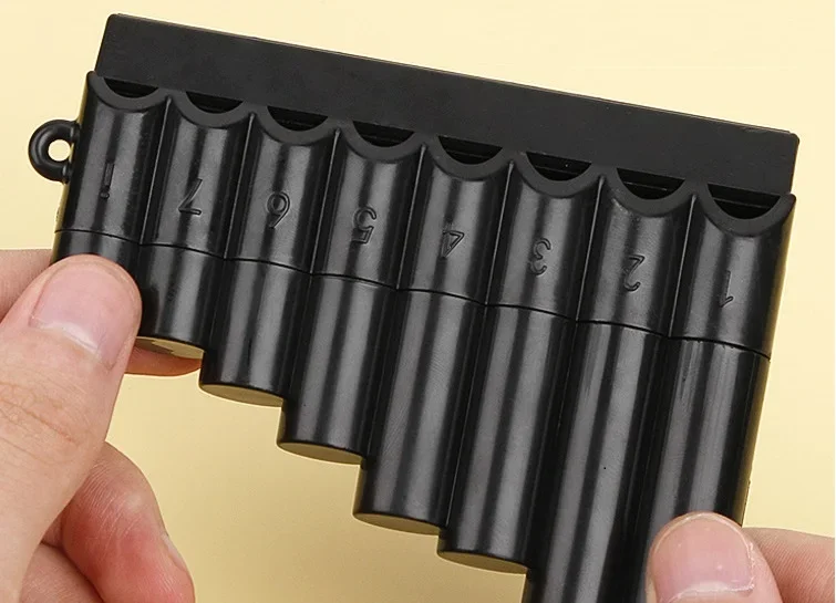 Woodwind Pan Flute 8 Tube Plastic Row Flute Flauta Panpipe Handmade Pan Flutes Flauta Children Musical Instruments Gift