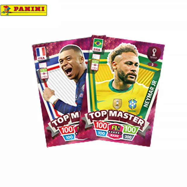 Panini 2022 Qatar World Cup Football Star Card Box Soccer Star Collection Ronaldo Footballer Limited Fan Cards Box Set