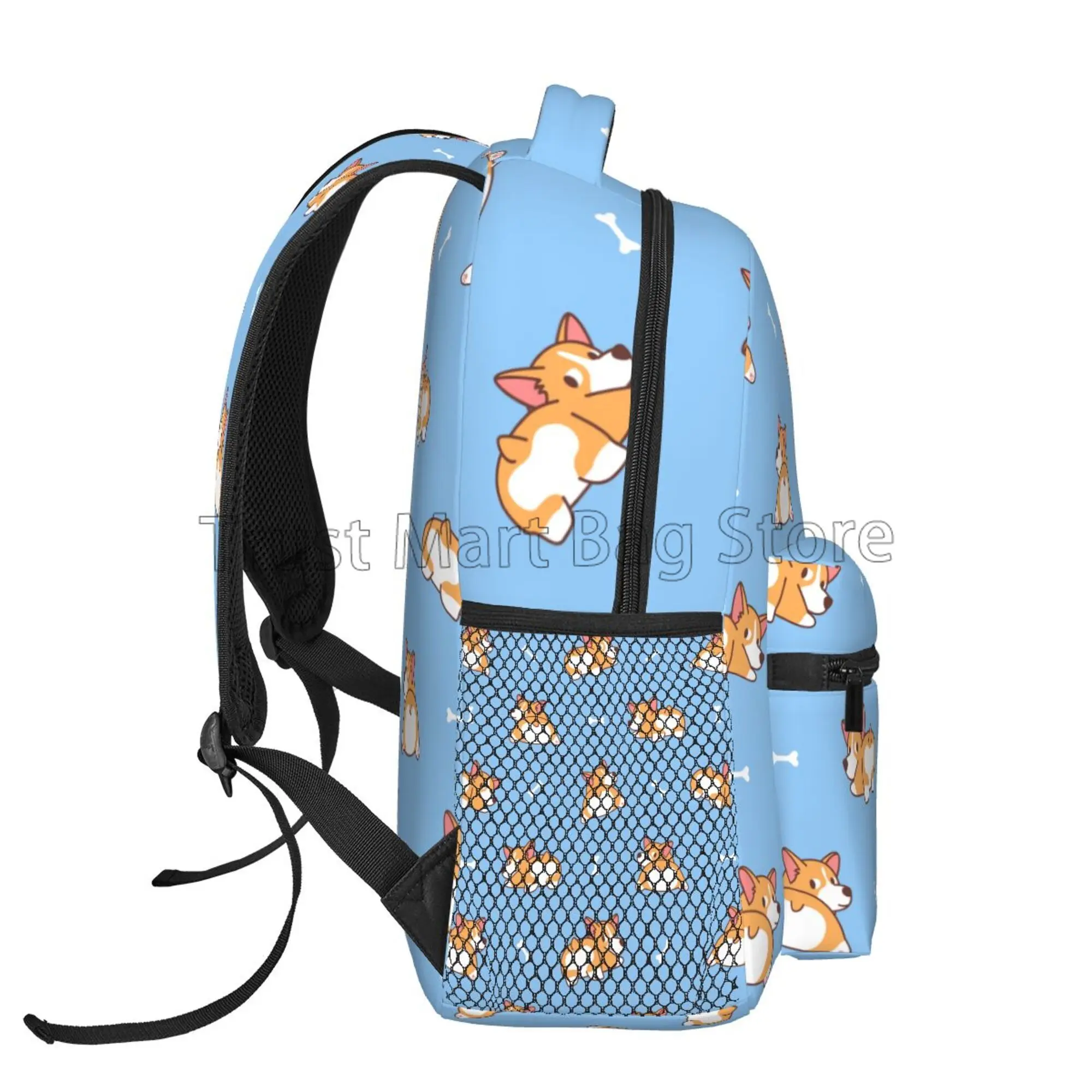 Sac à dos Corgi Dogs pour garçons et filles, cartable léger pour