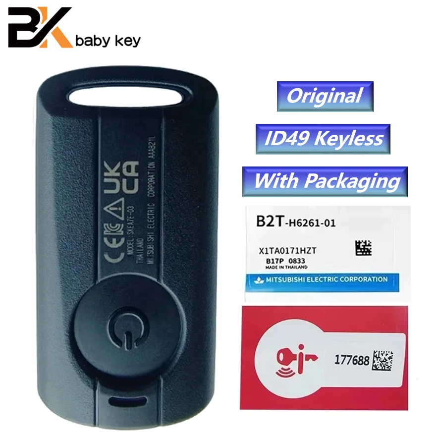 

BB Key Original Remote Control Key for Yamaha AEROX JAUNS QBIX XMAX NVX Motorcycle 433MHz ID49 Chip Model SKEA71-03