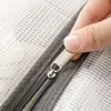 Shoes Dust Cover Mesh Transparent Shoe and Boot Storage Bag with Zipper Portable Travel Dust Organizer Protector Bag 4