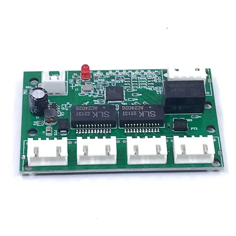 미니 PCBA 4/5 포트 네트워크 미니 이더넷 스위치 모듈, 10/100Mbps, 5V, 12V, 15V, 18V, 24V