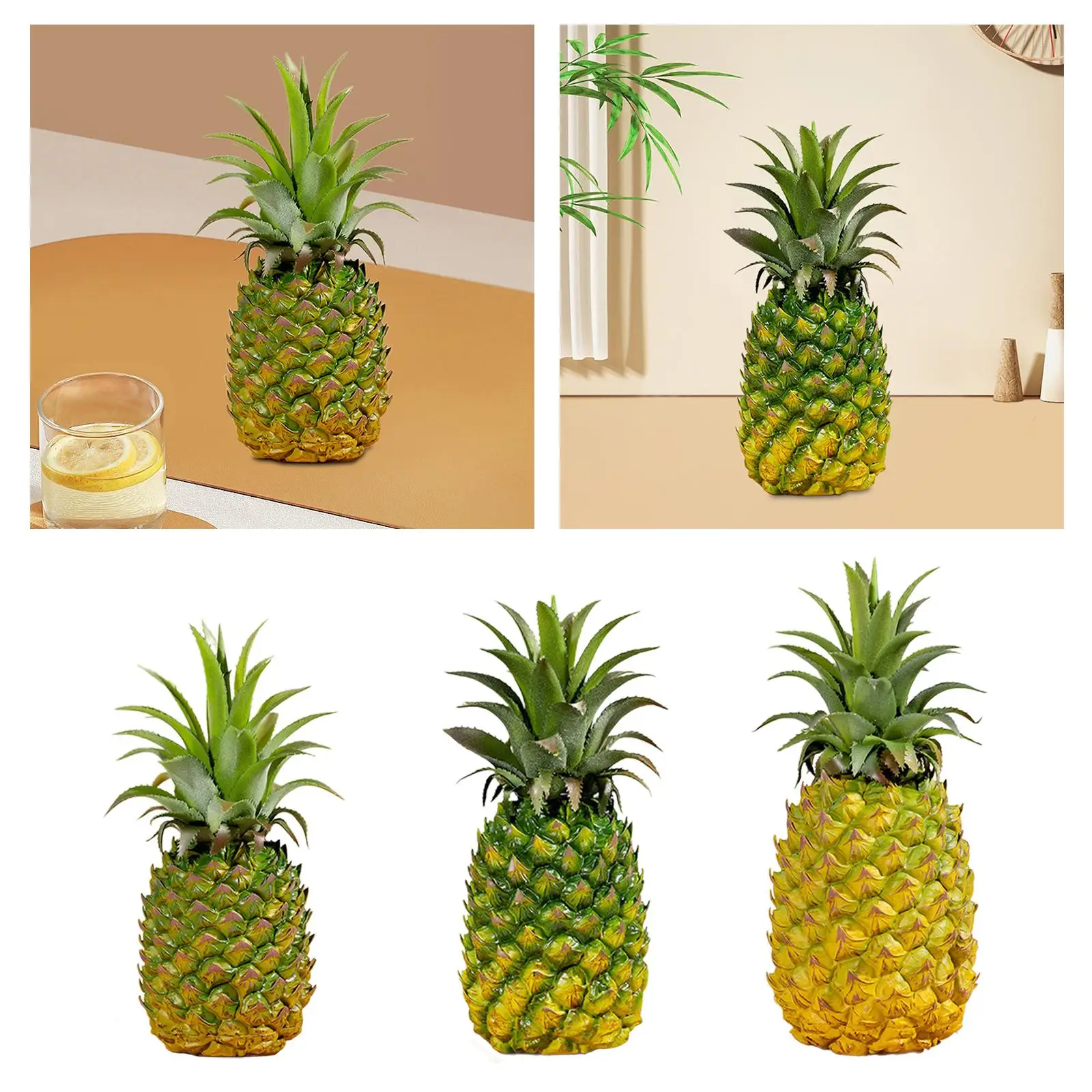 Artificial Pineapple Figurine Fruit Decoration Wedding Photography Prop artificial fruits and vegetables