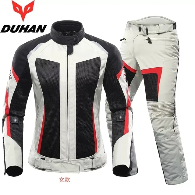 

DUHAN Motorcycle Jacket Man Winter Warm Outdoor Riding Jacket Off-Road Motorcycle Fall Protection Riding Jacket Casual Pant