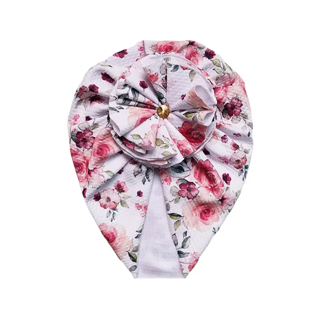 Knot Bow Baby Headbands Toddler Headwraps Baby Flower Turban Hats Babes Caps Elastic Hair Accessories 2021 New 30