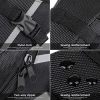 DOMEN – sac de selle étanche pour vélo, sac arrière réfléchissant pour vtt, sac arrière universel, accessoires de vélo d'extérieur 5