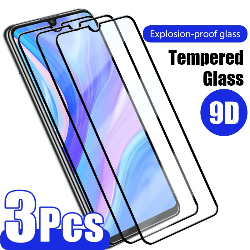 3-teiliges Vollbild-Abdeckungsglas für Xiaomi Mi 8 9 10 11 Lite 10T 9T A2 A3 Mix 2 2s 3 Poco X3 F3 M3 Pro HD-Schutz Klarer Film_voghion.com