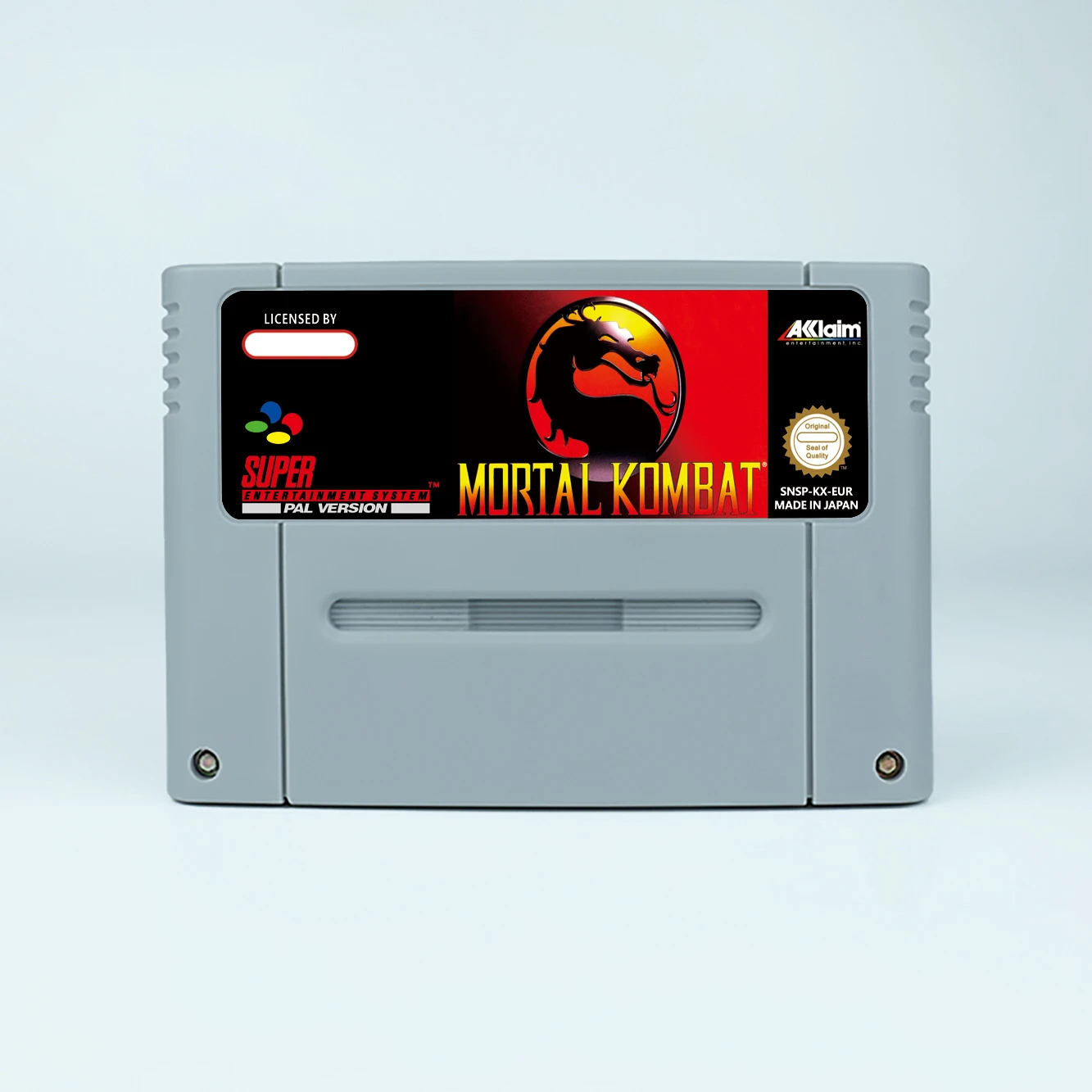 משחק פעולה Mortal Kombat 1 2 3 עבור SNES 16 ביט כרטיס משחק עבור גרסת EUR PAL SNES קונסולת משחק וידאו עבור Nintendo