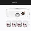 Electric Yogurt Maker With 4 Glass Cups Automatic Leben Yoghurt Rice Wine Machine Buttermilk Sour Cream Natto Fermenter 220V 6