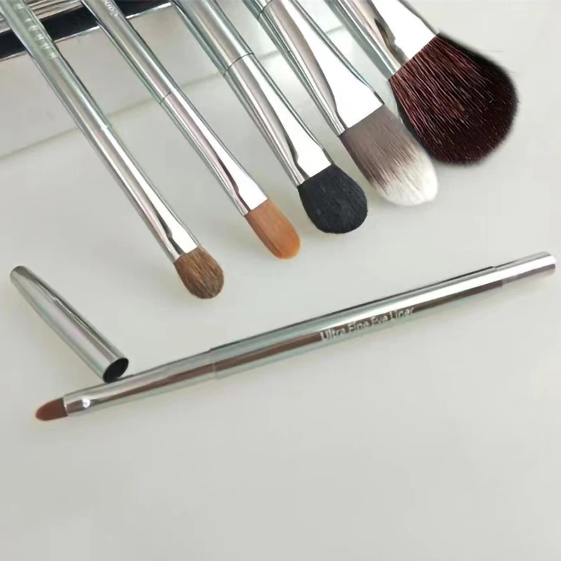 BB Series Silver 6pcs Makeup Brushes Set Foundation Loose Powder Concealer Eyeshadow Brush Cosmaetic Tools For Beauty 4