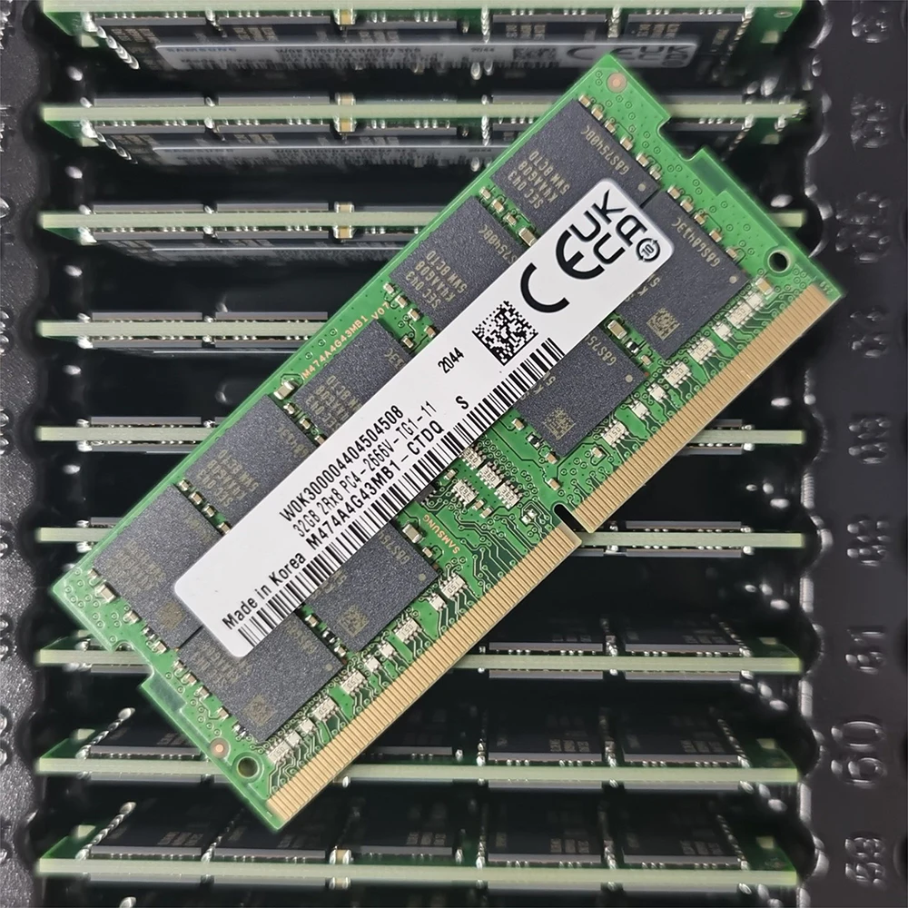 1 Pz Per Sinologia 32Gb Nas Ds3018Xs Ds3617 Ds2419 Ds1621 + 32G Ddr4 2666 Pc4-2666V 2 Rx8 Ecc Udimm Memoria Di Archiviazione