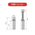 49mm Silvery