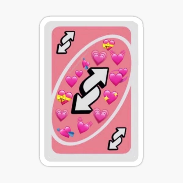 uno reverse , uno out , card games - Uno Reverse - Sticker