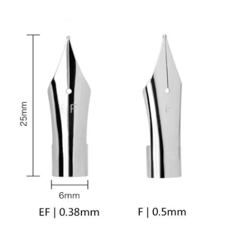 High Quality Brand 3pc 659 Nib 698 Nib Stainless Steel EF F Stationery Office School Supplies