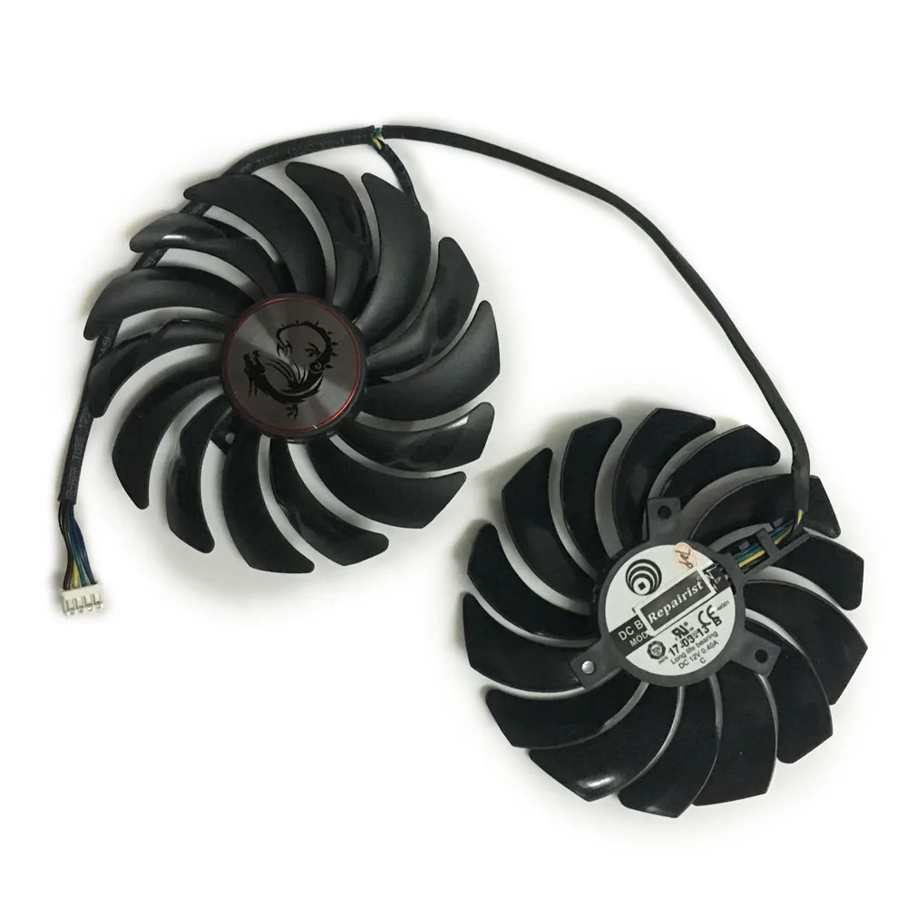 Conjunto Placa de Vídeo Ventilador Refrigeraçãoplaca de Video rx 580 Gtx 1070 Tipld10010s12hh para Msi Rx580 Gamingpara Msi Rx570 Gamingpara Msi Rx480 Gamingmsi Gtx 1080 ti Gamingmsi Gtx 1070 ti Gaming Peças - Imagem 6