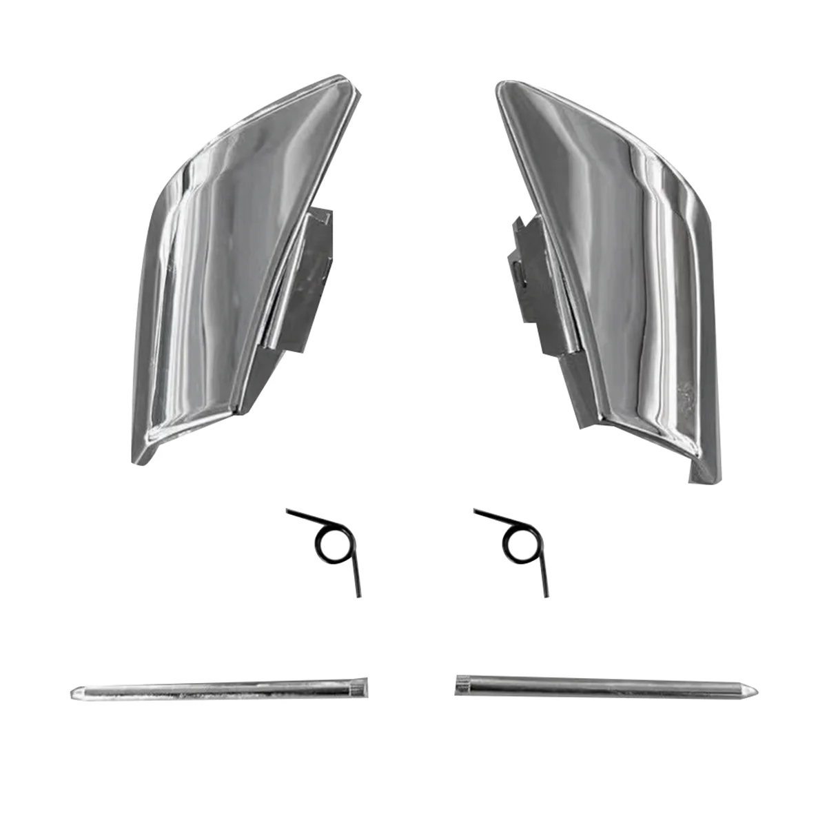 1Pair Front Seat Adjust Lock Backrest Handle Switch Chrome for Mercedes-Benz W204 W207 C204 A2079108506 A2079108606 B