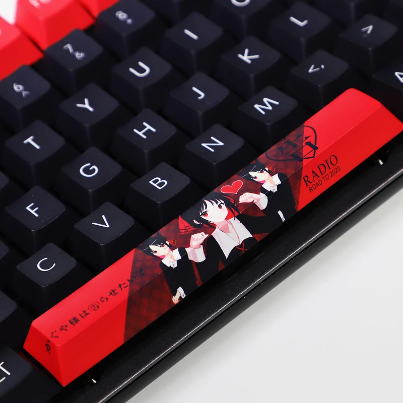 Chaves Conjunto Anime Design Personalizado Keycaps Kaguya-sama Amor é Guerra Shinomiya Kaguya Tema para Teclado Mecânico Pbt Cereja 108 - Imagem 4
