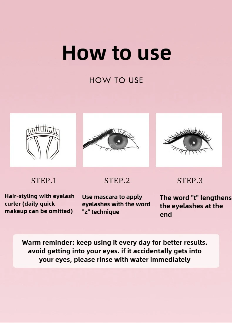 Fine Tooth Mascara Brush For Natural Curling And Lengthening_voghion.com