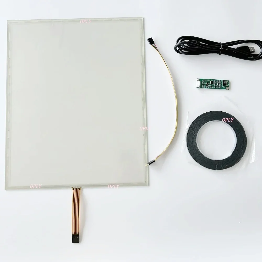 

New 17 inch Resistive Touch panel TP 4:3 5 wire 355*288mm sensor 17" digitizer screen display HD laptop computer windows