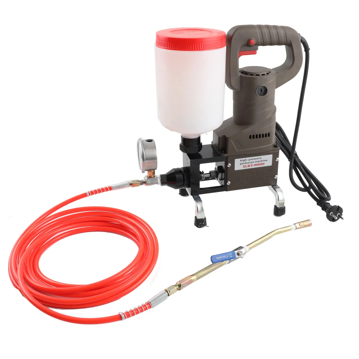 Hochdruck-Epoxid-Injektionsmaschine 220V Zement-Injektionspumpe Beton-Injektionspumpe zur Reparatur von Betonrissen und Leckagen – Detail 12