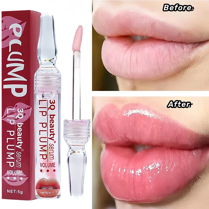 Sexy Lip Plump Serum Increase Lip Elasticity Instant Volumising Essential Oil Reduce Fine Lines Repair Nourish Beauty Lip Care