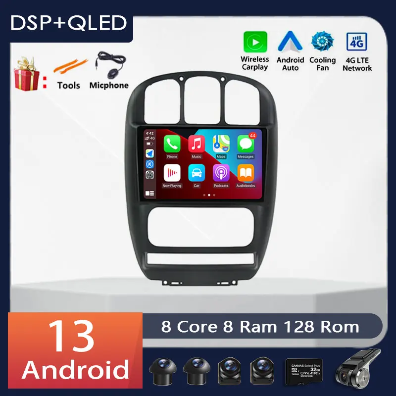 

Android 13 4G+WIFI For Dodge Caravan 4 Chrysler Grand Voyager RS 2000 - 2012 Car Multimedia Video Player GPS Navigation Radios