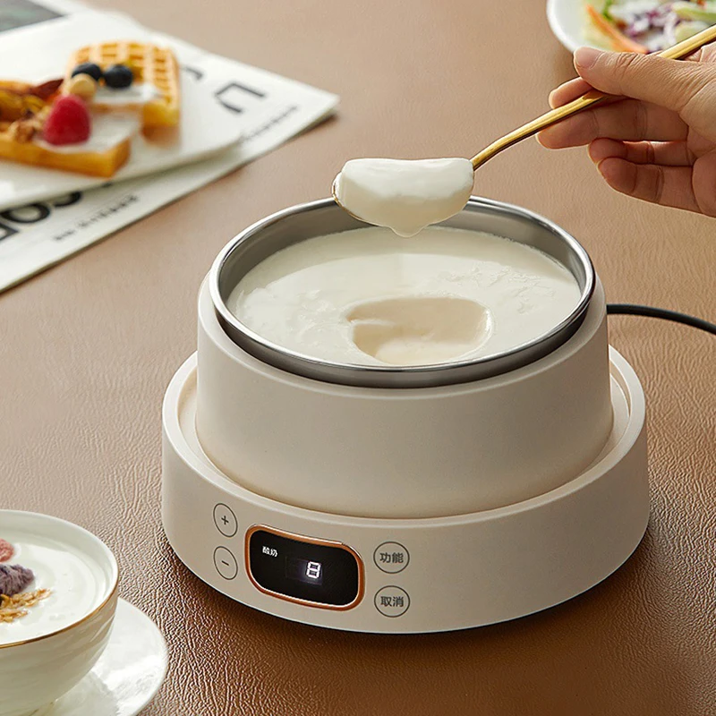 Electric Yogurt Maker 1L Automatic Leben Enzyme Fermenter Yoghurt 304 Stainless steel Container Natto Rice Wine Ferment Machine