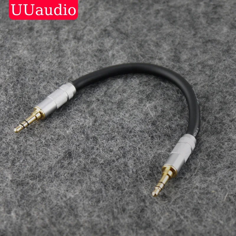 1pcs/10cm 3.5mm To 3.5mm 4n Ofc Canare Audio Cable For Portable