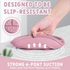 3PCS Silicone Baby Feeding Set BPA Free Suction Bowl Divided Plate Spoon Fork Silicone Bibs Children Tablewar 2