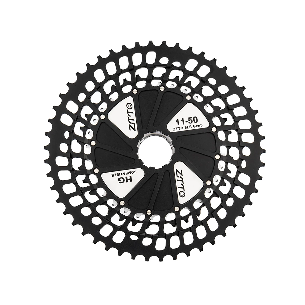 Ztto-超軽量mtbスプロケット,12スピードhgカセット,ブラック