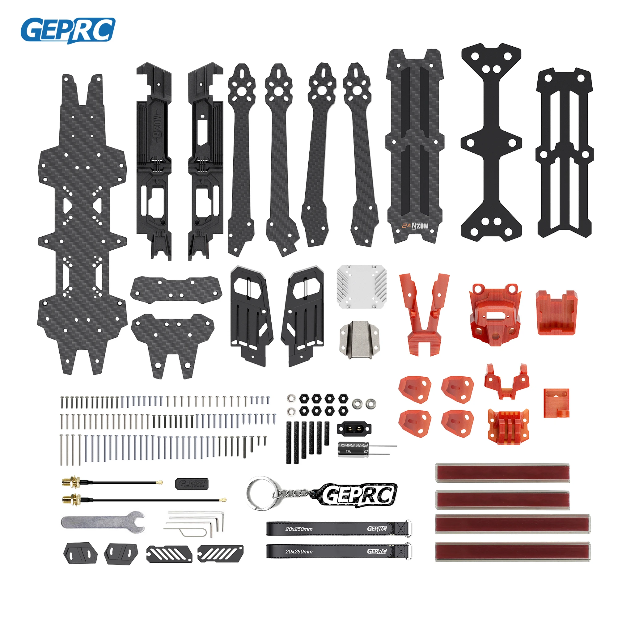 GEPRC GEP-MOZ7 V2 Frame Parts Propeller Accessory PV Quadcopter Racing Drone Replacement Accessories Parts MOZ7 Long Range