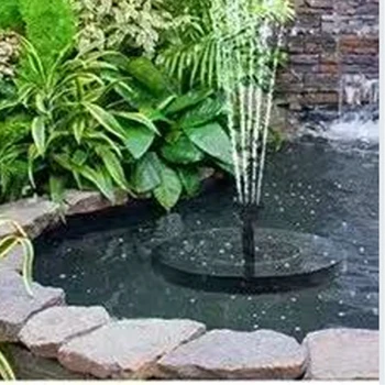 Mini Solar Water Fountain – Floating Garden Pond Decor 1
