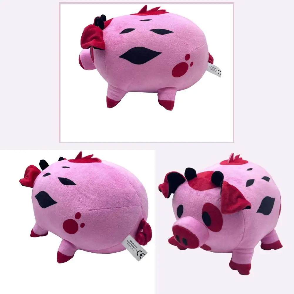 

18CM Fat Nuggets Pig Plush Cosplay Props Cartoon Hazbin Fantasy Xmas Birthday Kid Gift Soft Stuffed Mascot Halloween Party Decor