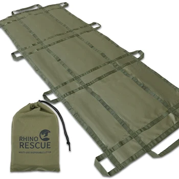 RHINO RESCUE Multi-use Disposable Litter,simple Portable stretcher ,Rescue Essentials,Quick Emergency Litters 1
