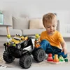 Rc Children Toy Remote Control Four Wheel Drive Off Road Charging Fully Waterproof Climbing Stunt Car Building Block Racing Gift 4