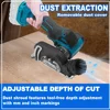 ONEKFYFD Angle Grinder 3inch Speed Variable Cordless Electric Grinding Cutting Woodworking Tool for Makita 18V Battery 4