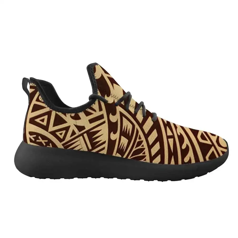 Tonga Art Style Teenage Girls Brand Design Casual Shoes Polynesian Tattoo Print Sneakers Comfortable Mesh Women's Footwear