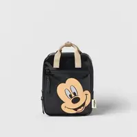 Mickey Black Backpack Children Bag Fashion Boutique Design Kids Boy School Bag Cartoon Trendy Brand Two-shoulder Bags Disney 1
