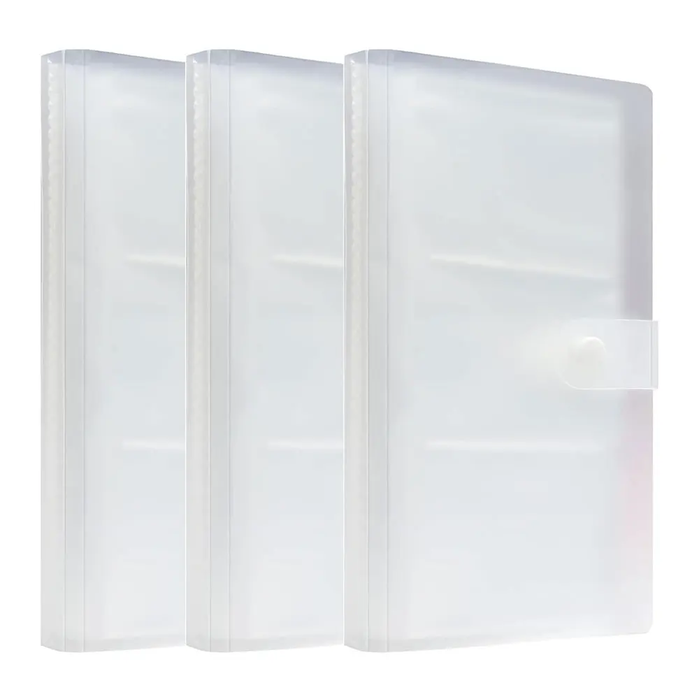 Kpop Clear Photo Album Photocard Binder Holder Cards Collect Book Portable PP Plastic Material Train Movie Tickets Storage