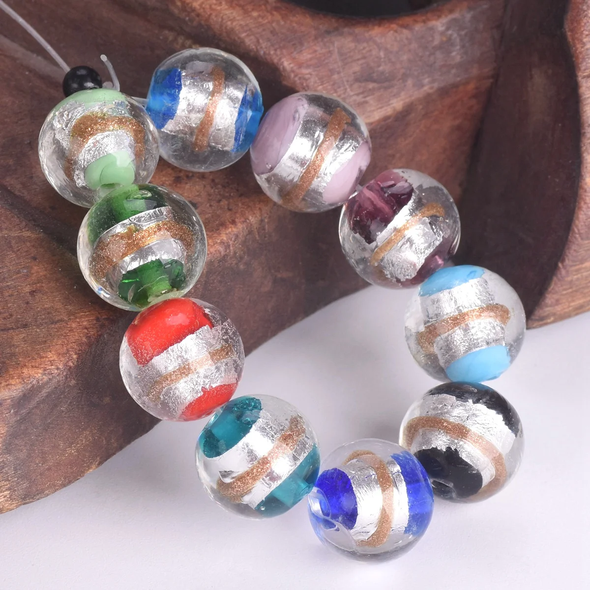 【アンティーク ビーズ】ガブリガラス ビーズ5個セット 12mm-16mm Amazon.co.jp: UNICRAFTALE 約20個 ガラスビーズ グラスビーズ