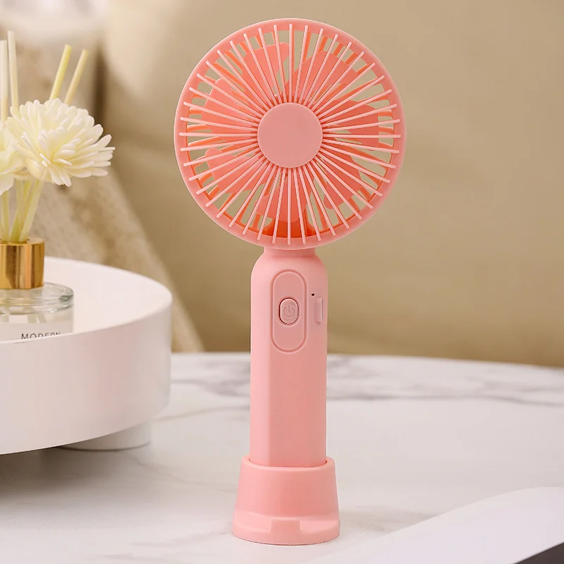 Usb Mini Strong Wind Handheld Fan Portable And Quiet Rechargeable Hand Fan  For Student Office Small Pocket Cooling Fans - Fans - AliExpress