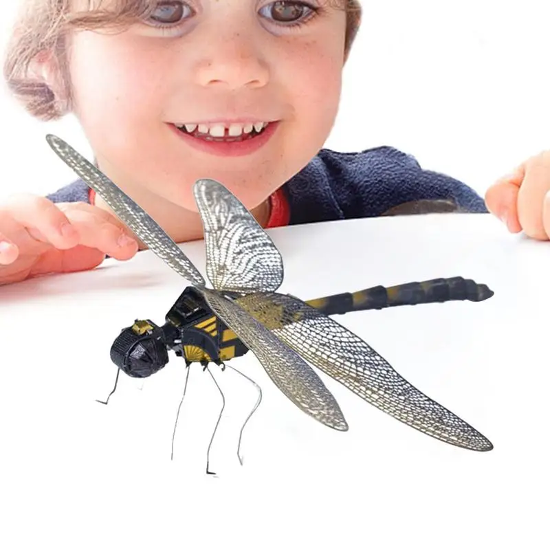 

Металлическая 3D-головоломка со стрекозой, модель «сделай сам», наборы моделей со стрекозой в стиле панк, портативная детская сборка «сделай сам» для мальчиков и девочек на день рождения