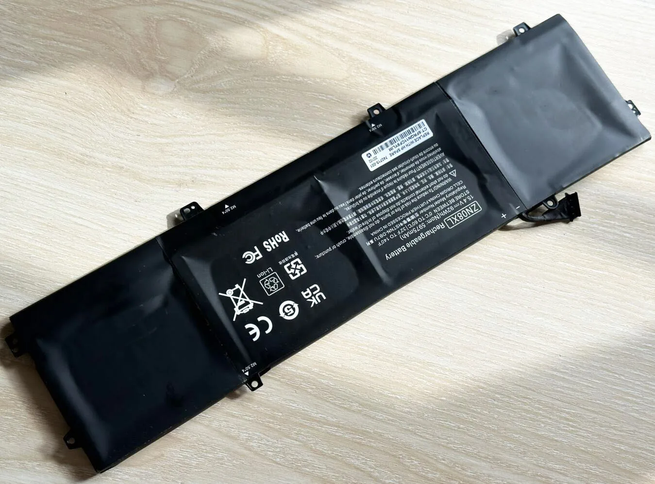 Bateria para Notebook para Laptop hp Zn08xl 907584850 Estudo Zbook g4 92whr 9074282c1 Hsn-c02c Zn08xl Hstnn-db7u - Imagem 3