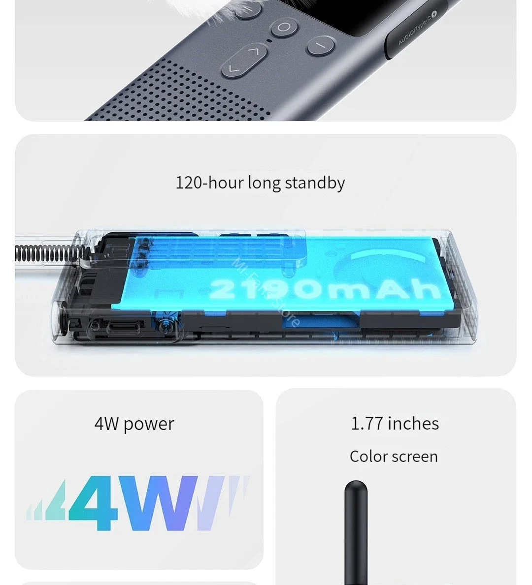 Xiaomiセット Newest Original Xiaomi Walkie Talkie 2S Super Thin Location