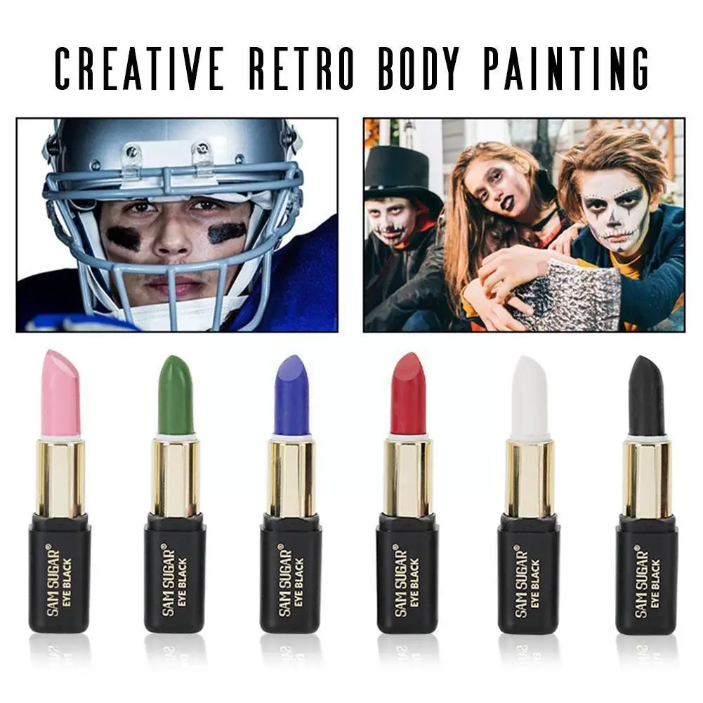 

Dark Olive Green White Naked Creative Retro Long-lasting Colored Moisturizing Lipstick Creative Lip Painted Retro G6C7